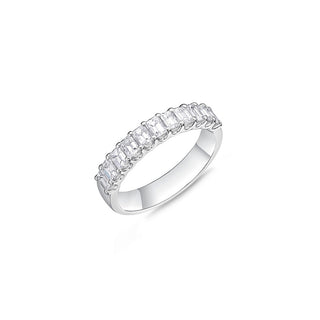 Memoire Geo Arts 11 Stone Emerald Cut Band ERGA30670008W72000