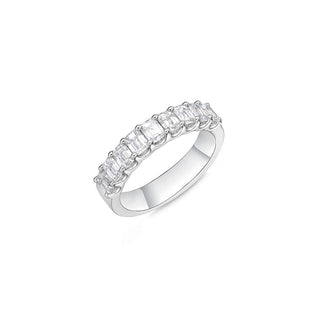 Memoire Geo Arts 9 Stone Emerald Cut Band ERGA30770008W72000