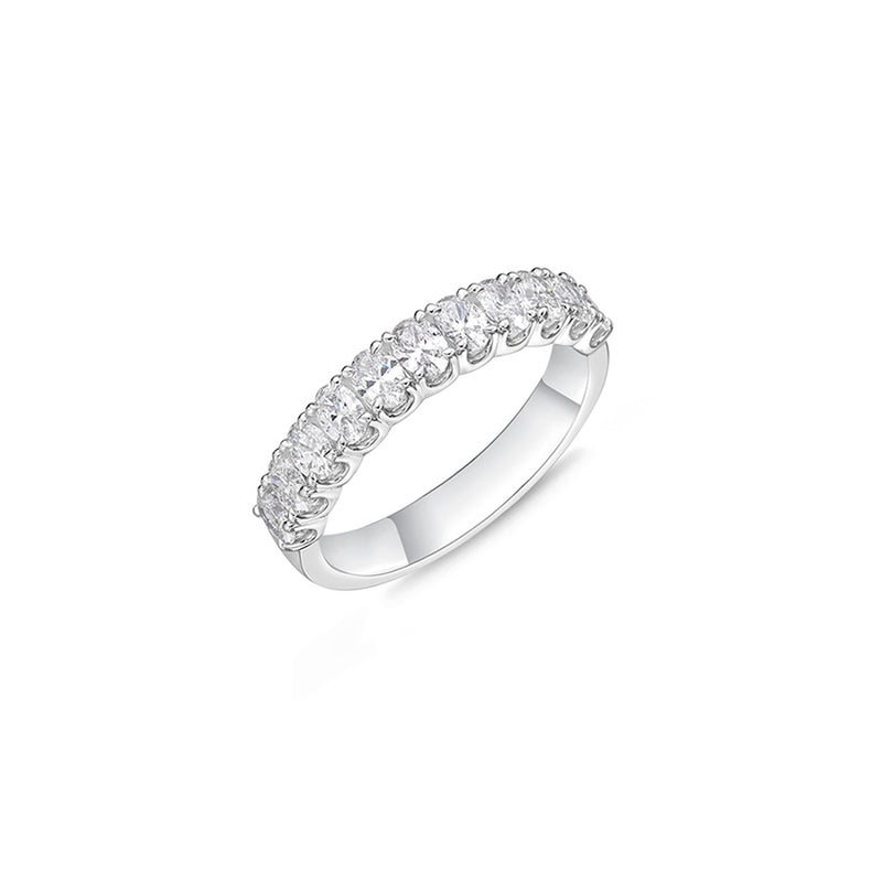 Memoire Geo Arts 7 Stone Oval Band ERGA11570008W72000