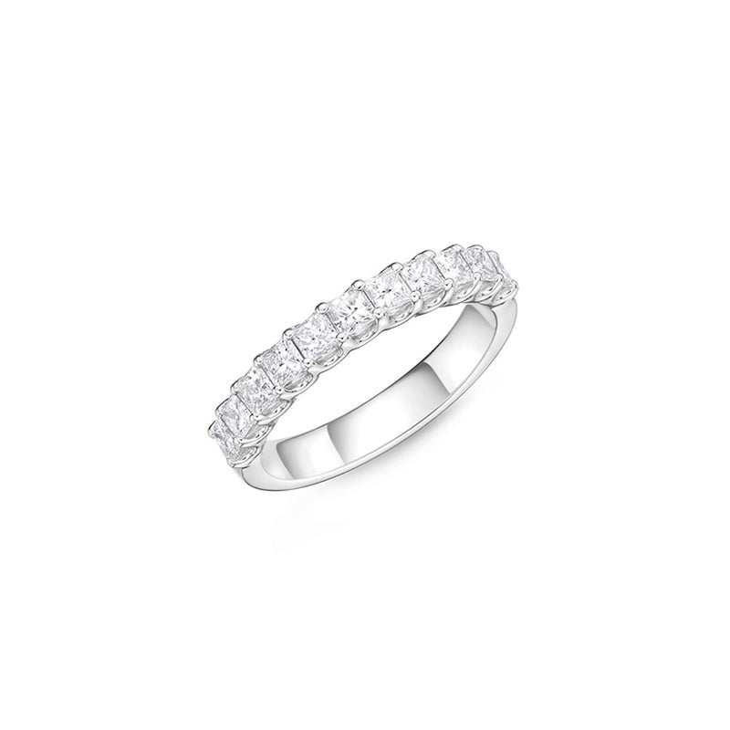 Memoire Geo Arts 11 Stone Princess Cut Band ERGA20670008W72000