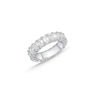 Memoire Geo Arts Emerald Cut Eternity Band ERGA30470008W72000