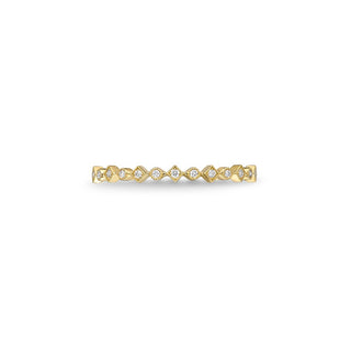 Memoire Vintage Square on Point Stackable Band ERSUR0870008W72000