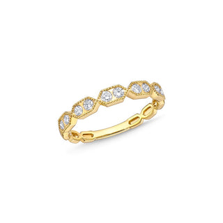 Memoire Vintage Hexagon Stackable Band ERSUR1770008Y72000