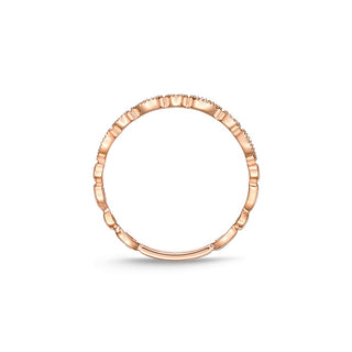 Memoire Vintage Pear & Round Stackable Band ERSUR1570008R72000