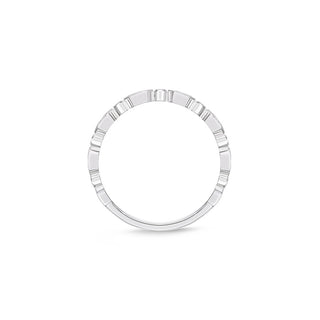 Memoire Vintage Round & Hexagon Stackable Band ERSUR1170008Y72000
