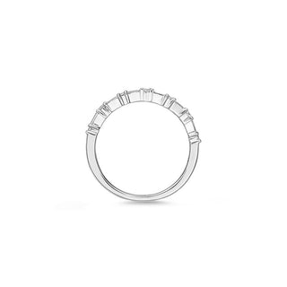 Memoire Baguette & Round Petite Stackable Band ERGA70170008W72000