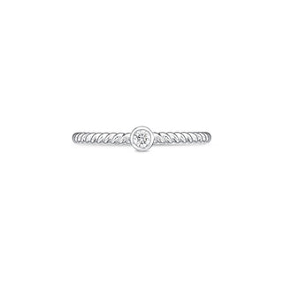 Memoire Single Diamond Petite Twist Band FRSUR0370008R72000