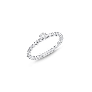 Memoire Single Diamond Petite Twist Band FRSUR0370008Y72000
