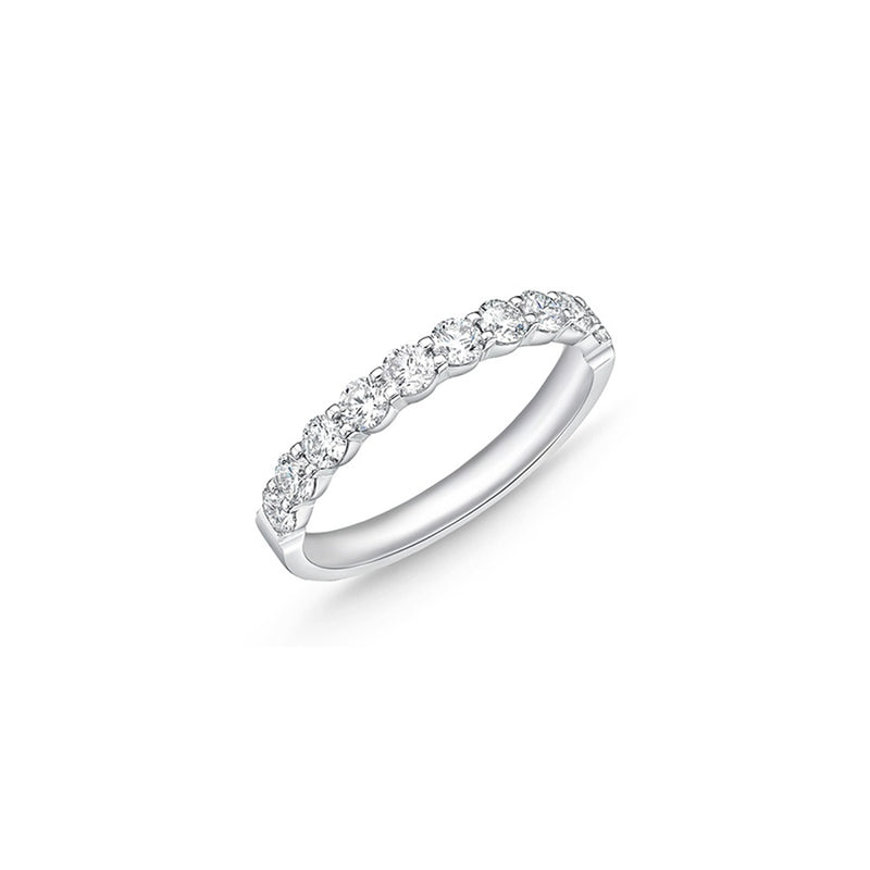 Memoire Petite Prong 10 Stone Diamond Band ERPT12270008W72000