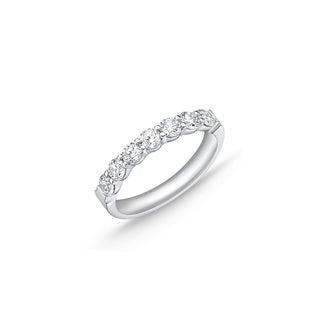 Memoire Petite Prong 7 Stone Diamond Band ERPT11870008W71000