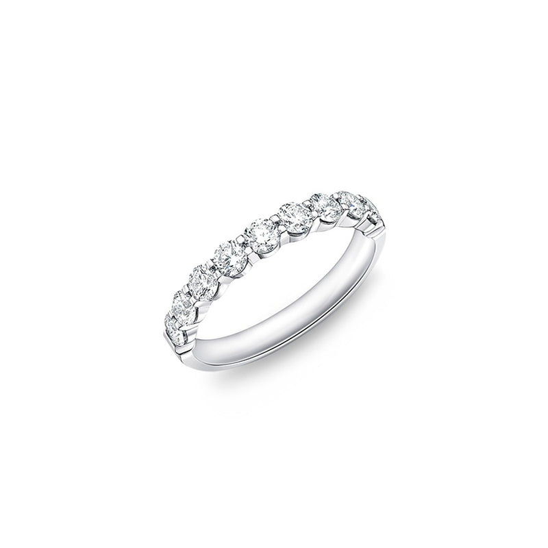 Memoire Petite Prong 9 Stone Diamond Band ERPT12170008Y72000