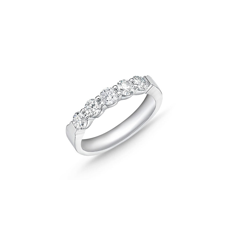Memoire Petite Prong 5 Stone Diamond Band ERPT1117000PT72000