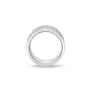 Memoire Pavé Silk Half Round Band ERPA1467000PT72000