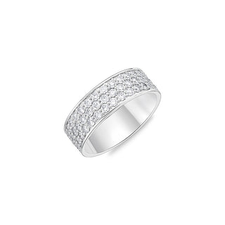 Memoire Pavé Silk Half Round Diamond Band ERPA11770008Y72000