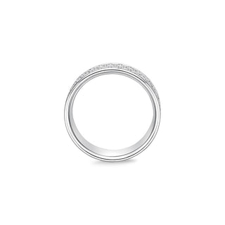 Memoire Pavé Silk Half Round Diamond Band ERPA11770008Y72000
