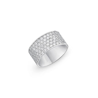 Memoire Pavé Silk Half Round Diamond Band ERPA10470008Y72000