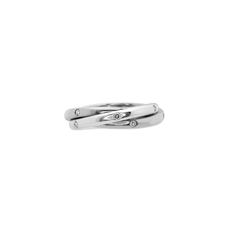 Memoire Burnished 3 Row Rolling Band FRRR13570008W72000