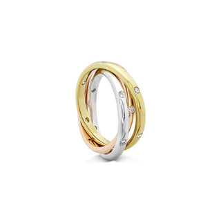 Memoire Burnished 3 Row Rolling Band FRRR13570008D72000