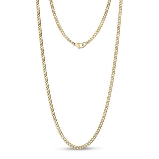 3.5MM GOLD STEEL CURB CHAIN