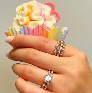 Diamond Rings on Hand