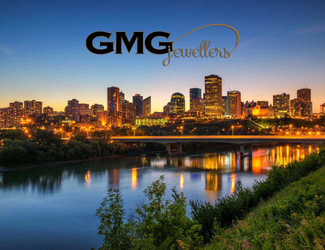 Saskatoon, Home of GMG Jewellers – The Best Jewellery Store in Saskatchewan Skyline view of Saskatoon, Saskatchewan, home to GMG Jewellers, renowned as one of the best jewellery stores in the province. GMG Jewellers offers premium jewellery pieces and exceptional service in Saskatoon.