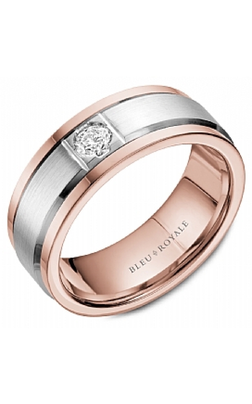 .25CT SI1 G-H 8MM 14KW&R BLEU ROYALE BAND