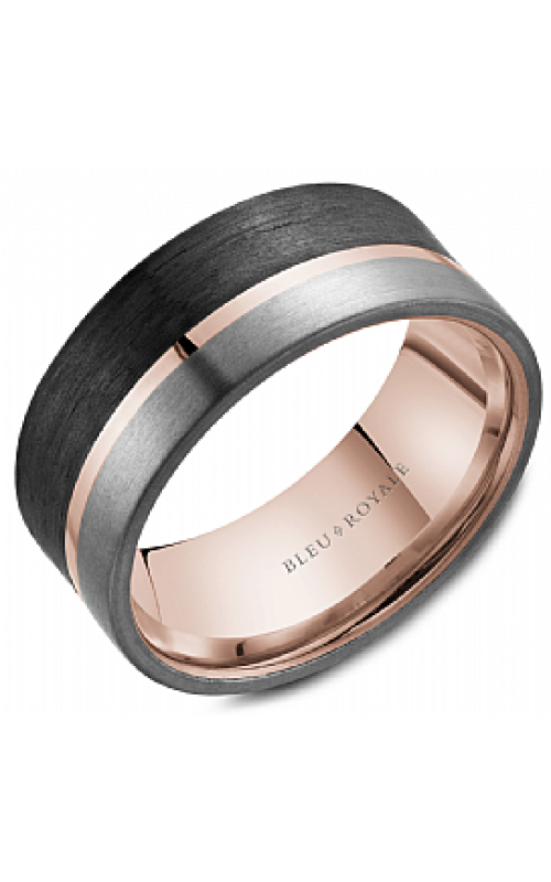 9MM 14KR/BLK CARBON/TANTALUM BAND
