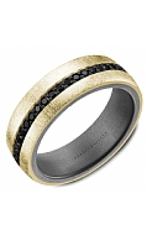 46=.75TW AAA BLK DIA 7MM 14KY & TANTALUM BAND