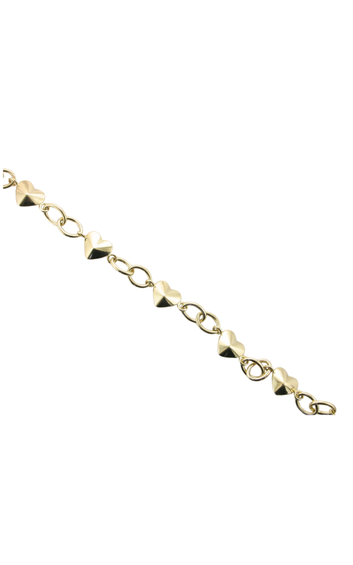 HEART LINK BRACELET 7.5