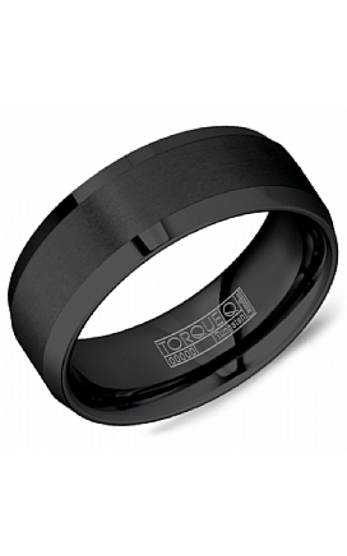 8MM BLK TUNGSTEN BAND