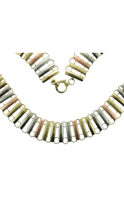 10K TRI GOLD NECKLACE