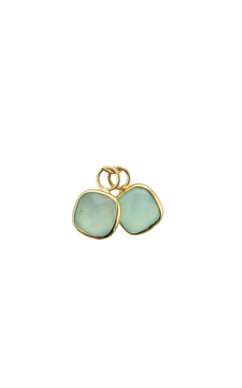 14KY CHALCEDONY CHARM