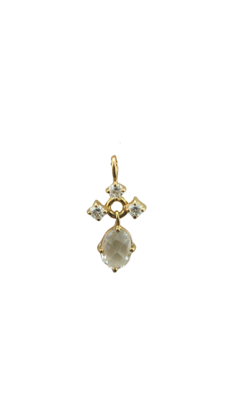 10KY 3=.09CT RC SAPP PENDANT