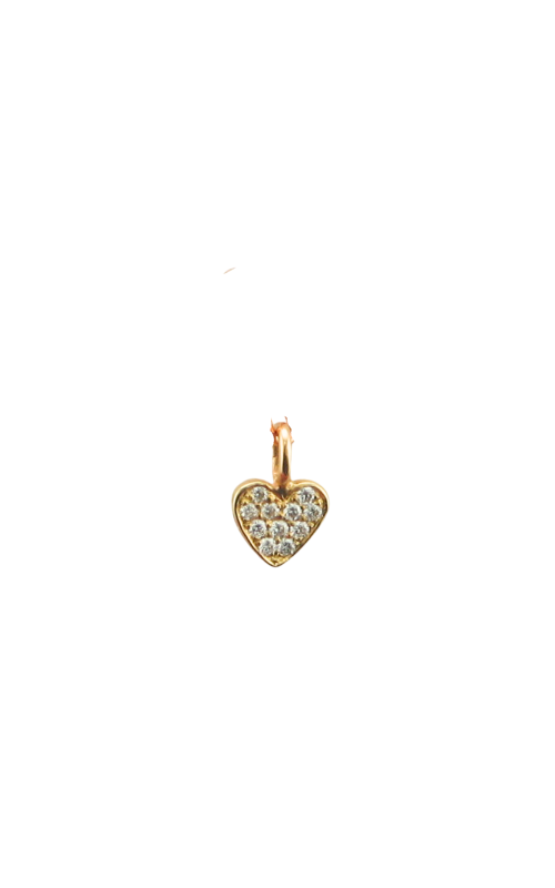 10KY 11=.06CTW HEART PENDANT