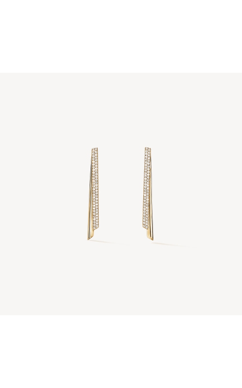 18KY 124=.80CTW GH/VS FLIP EARRINGS