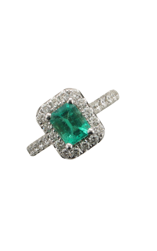.93CT EMERALD;.75CTW SI3 GH