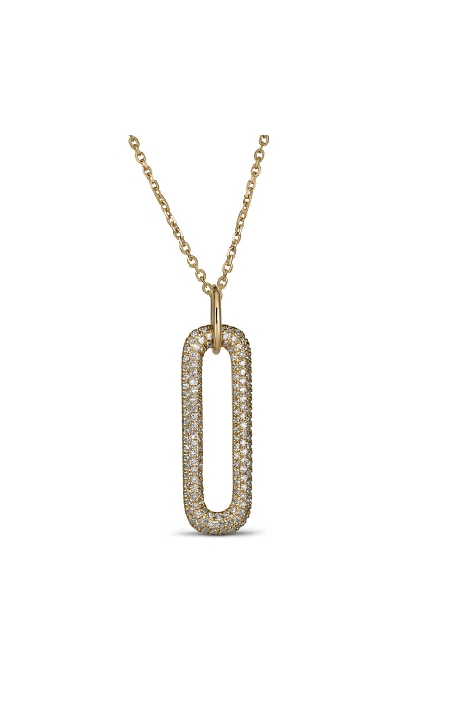 0.37CTW SI GH PAPER CLIP PENDANT