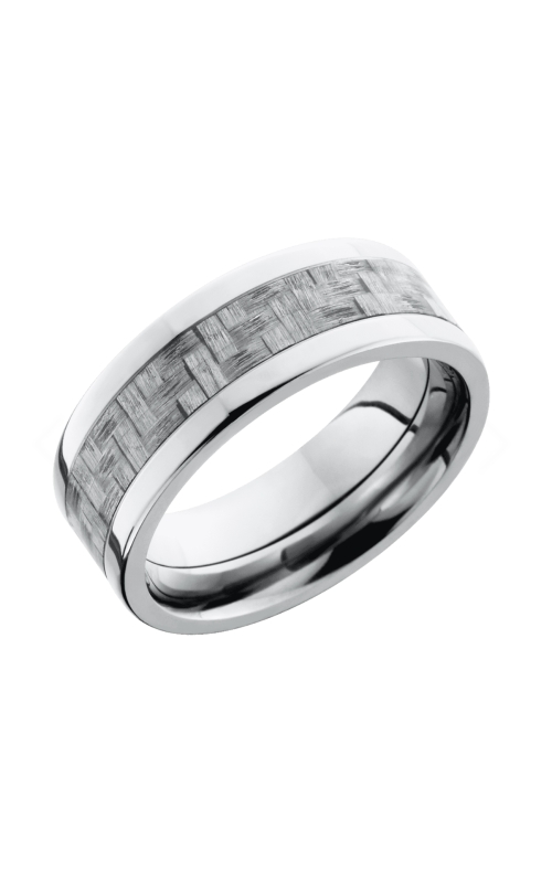 8MM TITANIUM W/4MM CARBON FIBER INLAY BAND