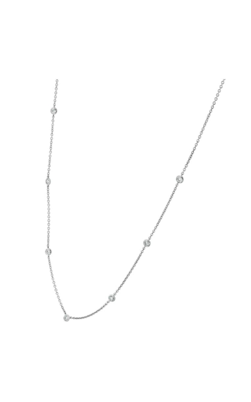 18KW 7=.50CTW SI GH  NECKLACE