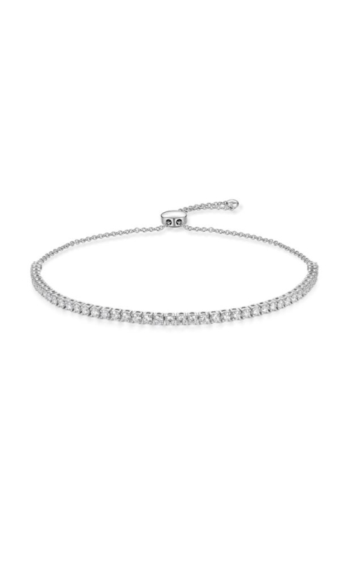 45=1.20CTW SIGH 18KW ESSENTIALS HALF LINE BOLO BRACELET