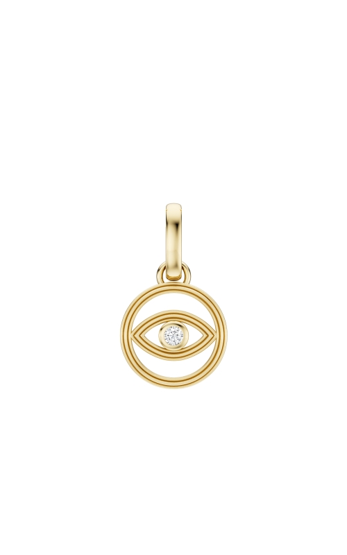 14KY CIRCLE EYE PENDANT 1=0.03CT SI1 GH