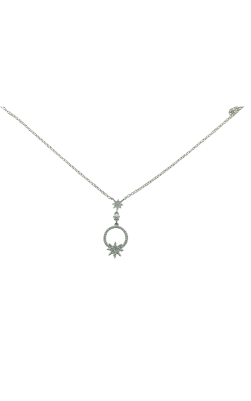 48=.14CTW CIRCLE&STAR NECK