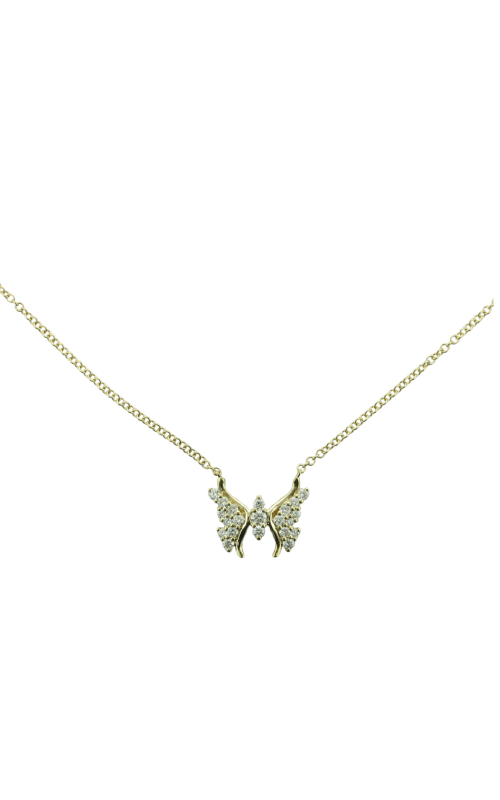 .24CTW BUTTERFLY NECKLACE