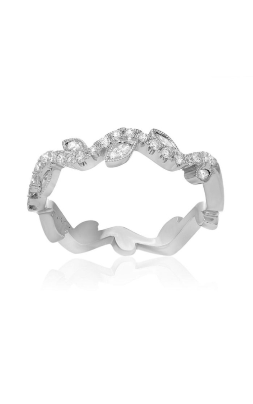 .15CTW MQ 23=.22CTW SI GH 14KW LEAF RING