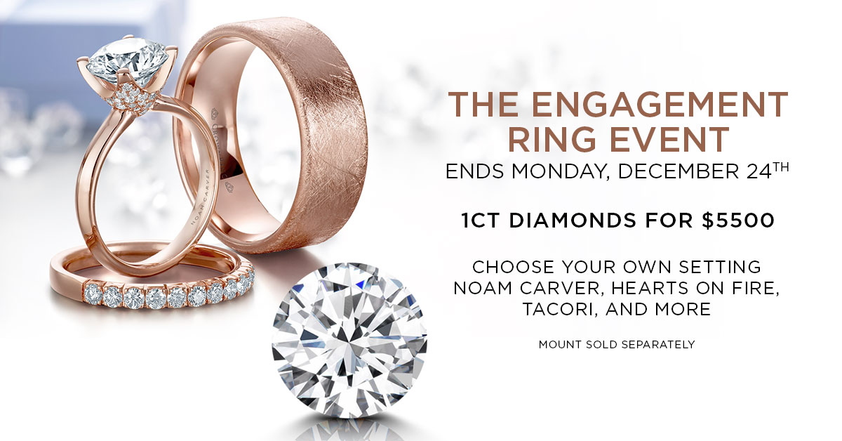 GMG Jewellers Hosting Engagement Ring Event With Markdowns on 1 Carat Diamonds