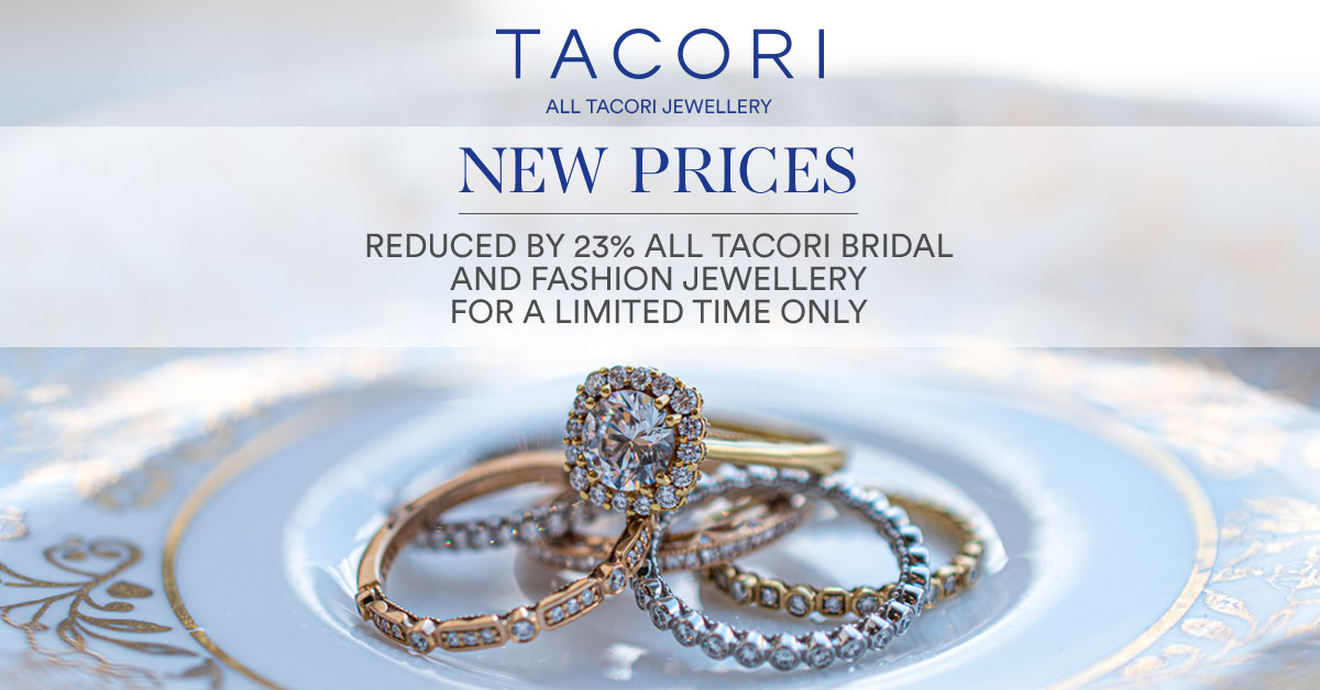 GMG Jewellers Offers Tacori Products at Reduced Prices for the Rest of the Year