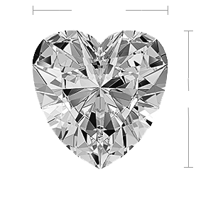 Heart Diamond Top View Heart Diamond Top View